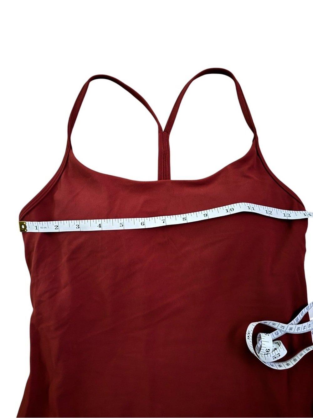 Lululemon Flow Y Dress Cranberry Charm NWT Built-In Shorts B/C Cup - Picture 3 of 16